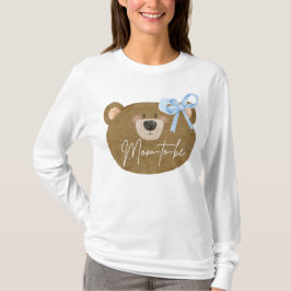 Blue Teddy Vi kan bolla Baby Shower. T Shirt