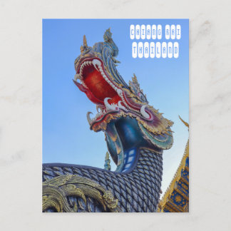 Blue Temple i Chiang Rai Thailand Vykort