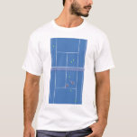 Blue Tennis Court Tennis Player T Shirt<br><div class="desc">Personligens klassiska tennisbanedesign i blått med klassisk tennis, chic, preppy & elegant tennis rackets och grönt tennis bollar. Enkel, minimalistisk gåva till ditt tennislag eller tennislag. Personlig Gift för tennisspelare. Bild på Blue tennis court. Trendigets tennisspelare, hemdekanter. Trendigets moderna tennisspelarpresenter. Modern gåva till din coola- eller skoltennislag! Tennis bröllop. Tennisgåva...</div>