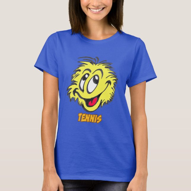 BLUE Tennis T-Shirt för kvinnor (Framsida)