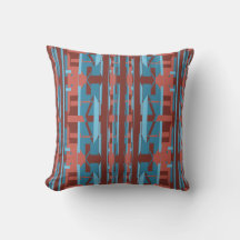 Blue Terracotta Burgundy Lodrät Southwest look