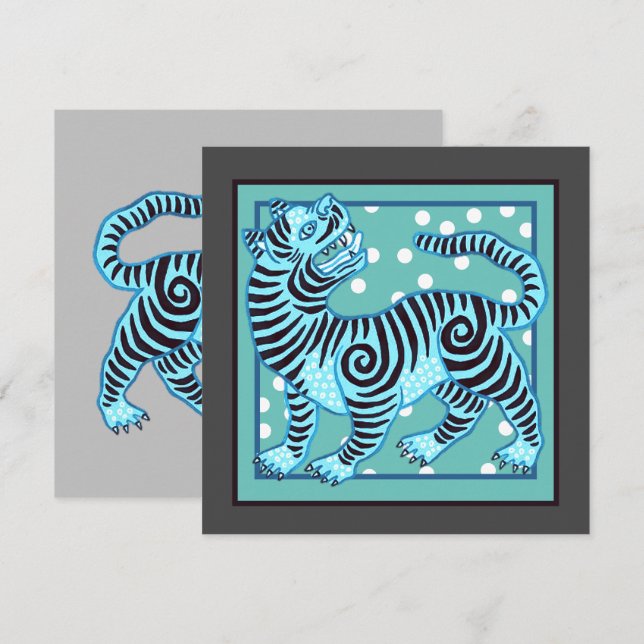 Blue Thai Tiger (Fram/baksida)