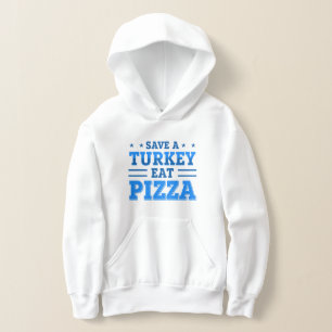 Blue thanksgiving spara turkey pizza t shirt