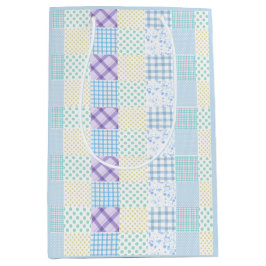 Blue-Themed Check Pattern