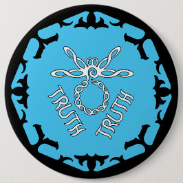 Blue Throat Chakra "Truth" Dragonfly Knapp