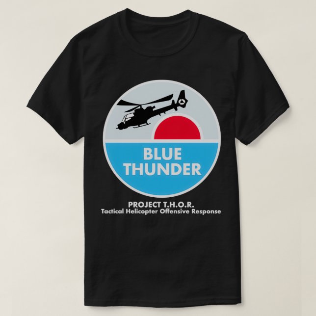 Blue Thunder Inspierat av Blue Thunder T Shirt (Design framsida)