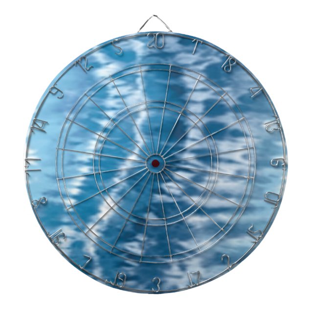 Blue Tie Dye Dart Board Piltavla (Framsidan)