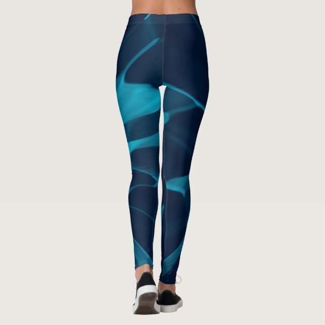 Blue Tie-dye Leggings (Baksida)