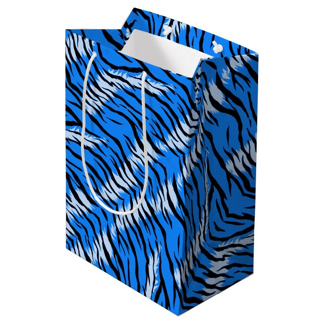 Blue Tiger Animal Skin Pattern Design  (Skapare uppladdad)