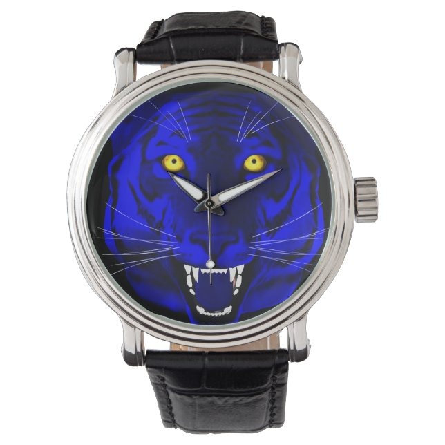 Blue Tiger Armbandsur (Framsida)