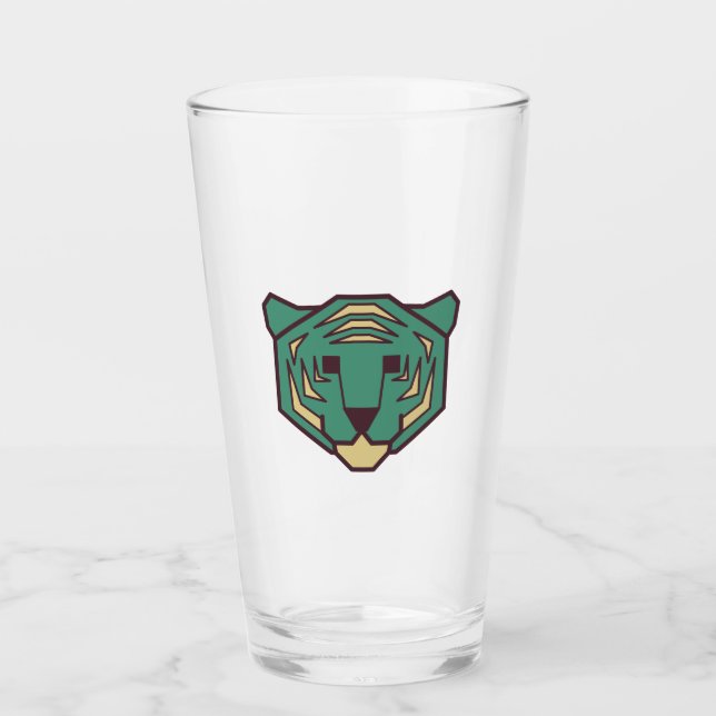 Blue Tiger Head Glaskopp (Framsida)