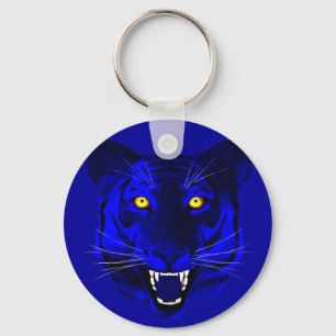 Blue Tiger Nyckelring