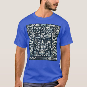 Blue Tiki gud för din Tiki Pub VNeck T Shirt