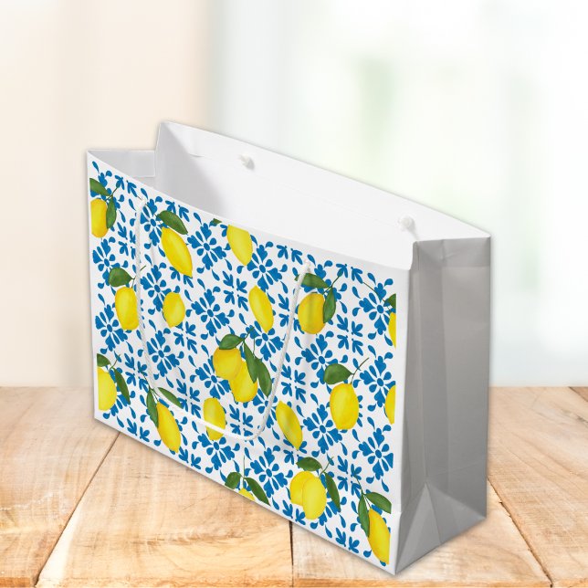 Blue Tile French Country Lemon Pattern  (Skapare uppladdad)