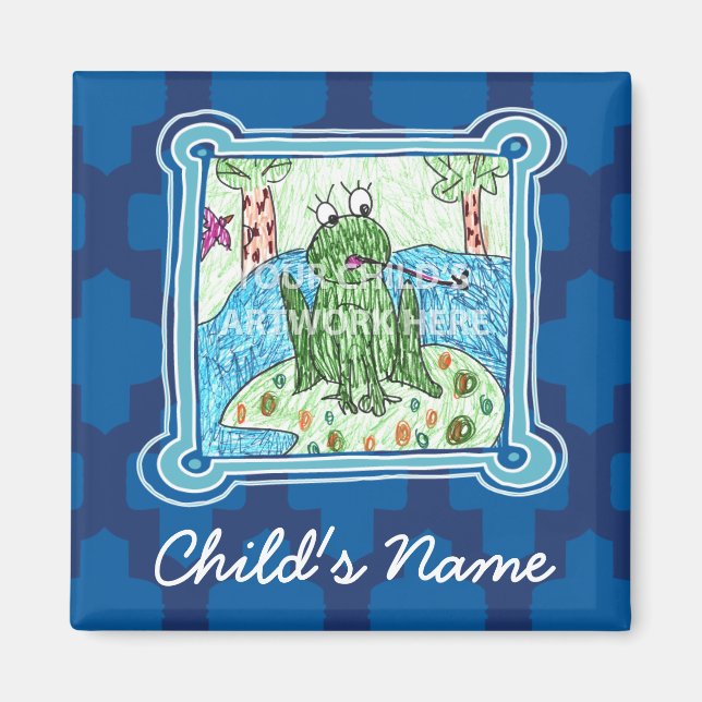 Blue Tile Magnet $3,65 (Framsidan)