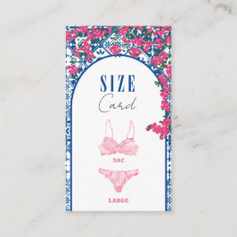 Blue Tile mamma Mia Bougainvillea lingerie storlek Tilläggskort