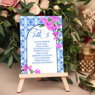Blue Tiles Bougainvillea elegant bordsnummer