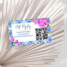 Blue Tiles Bougainvillea qr-presentregister