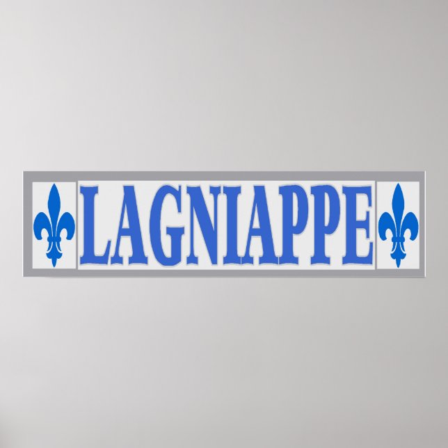 Blue Tiles Lagniappe Poster (Framsidan)