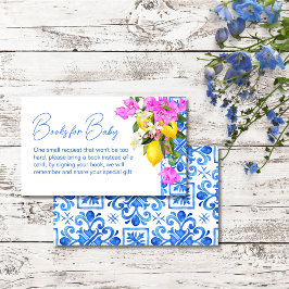 Blue Tiles Lemons Bougainvillea bok begäran Tilläggskort