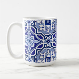 Blue tiles,Mediterranean tiles,majolica Kaffemugg