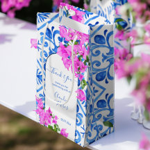 Blue Tiles och Bougainvillea elegant tack.
