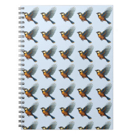 Blue Tit Anteckningsbok