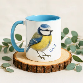 Blue Tit Bird Mug Nature Lover Gift Mugg