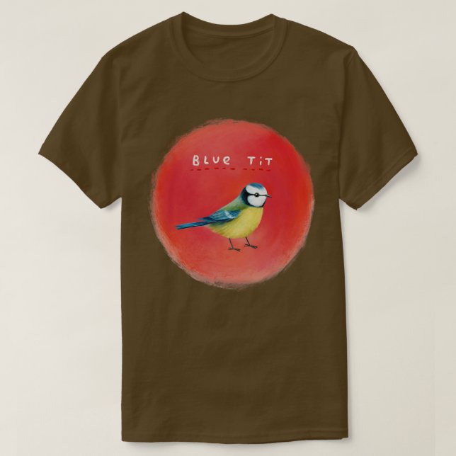Blue Tit T Shirt (Design framsida)