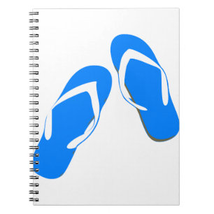 Blue Tofflor Anteckningsbok