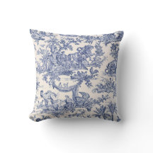 Blue Toile - English - Fransk Land side Classic