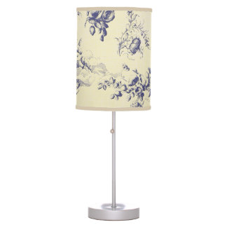 Blue Toile Fransk Land Cherub Mönster