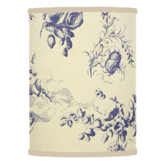 Blue Toile Fransk Land Cherub Mönster