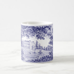 Blue Toile Mugg - Fransk Land Decor