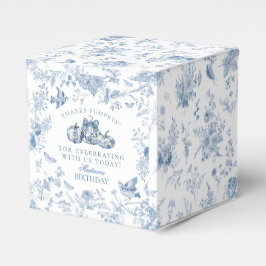 Blue Toile Pumpkin French Fall Birthday Party Presentaskar