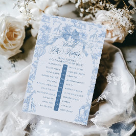 Blue Toile Safari Animal Skulle Mamma hellre byta 