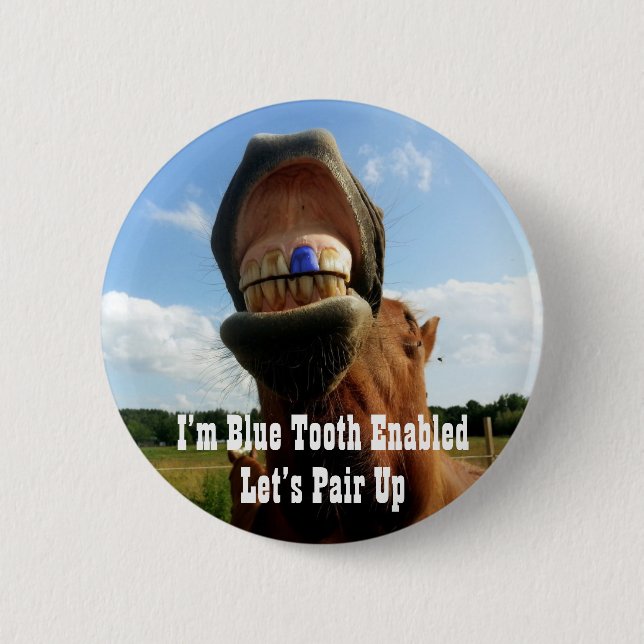 Blue Tooth Enabled Horse Knapp (Framsida)
