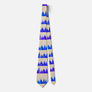 Blue Toppar Neck Tie Slips