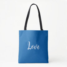 Blue Tote Bag
