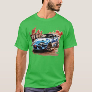 Blue Toyota Supra Mk4 T Shirt