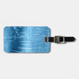 Blue Träd Bark Bagagebricka