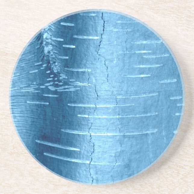 Blue Träd Bark Underlägg Sandsten (Framsidan)
