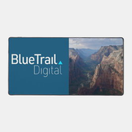 Blue Trail Digital Zion Mountains skrivbordsmatta