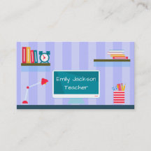 Blue Trendig Teacher Tutoring