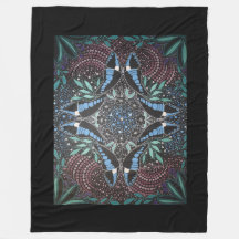 Blue Triangle Butterfly Australian Ingenurus art