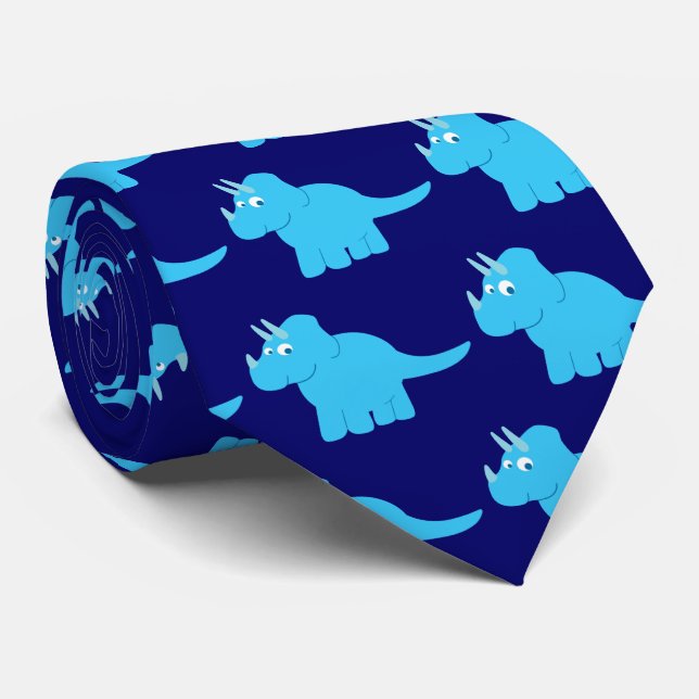 Blue Triceratops Dinosaur Slips (Rullad)