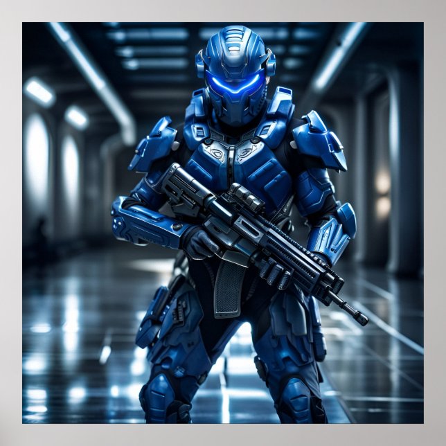 Blue Trooper Poster (Framsidan)