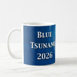 Blue Tsunami Election 2026 Kaffemugg