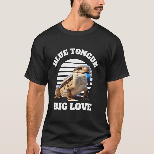 Blue Tunga Skink Owner T Shirt (Framsida)