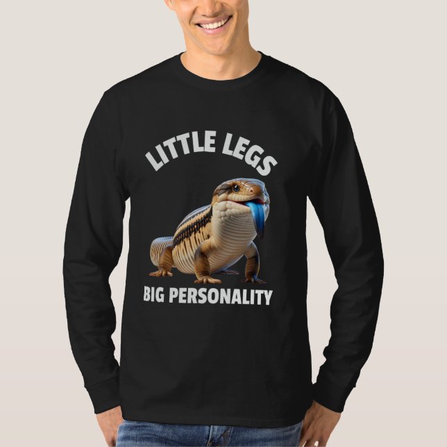 Blue Tunga Skink Owner T Shirt (Framsida)